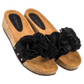 Seastar Pantuflas Negras Casuales negro 6