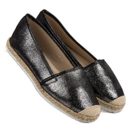 Lucky Shoes Alpargatas negras con purpurina negro 1