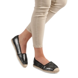 Lucky Shoes Alpargatas negras con purpurina negro 3