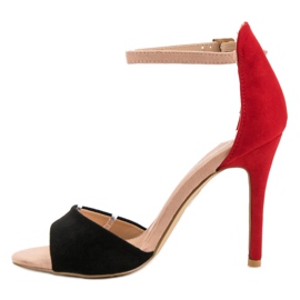Seastar Sandalias de tacón alto negro 4