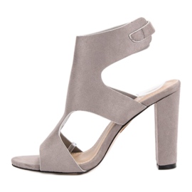 Seastar Sandalias de gamuza elegantes gris 5