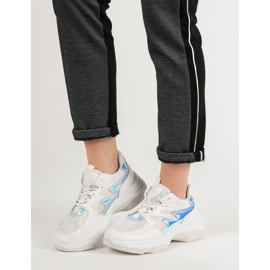 Kayla Zapatillas Blancas Con Efecto Holo blanco 1
