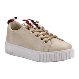 Zapatos casuales para mujer amarillo 1