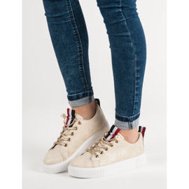 Zapatos casuales para mujer amarillo 5