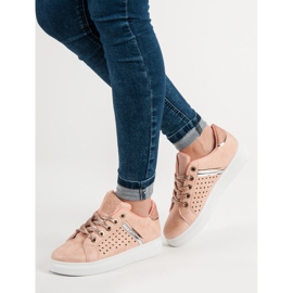 Calzado deportivo de moda rosado 6