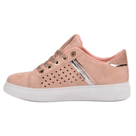 Calzado deportivo de moda rosado 4