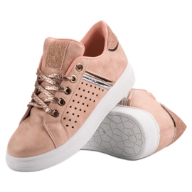 Calzado deportivo de moda rosado 2