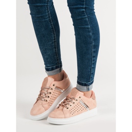 Calzado deportivo de moda rosado 5