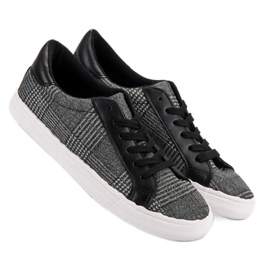 SHELOVET Zapatillas con cordones gris 4