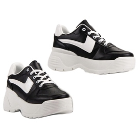 Kylie Zapatillas en la plataforma negro 2
