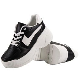 Kylie Zapatillas en la plataforma negro 3