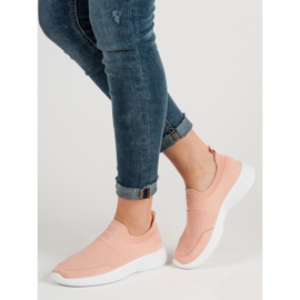 Weide Calzado textil de moda rosado 4