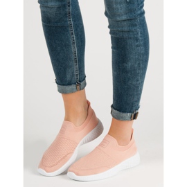 Weide Calzado textil de moda rosado 3
