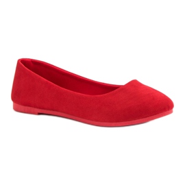 Seastar Cómodas bailarinas rojo 6