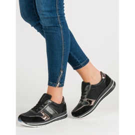 SHELOVET Calzado deportivo con cordones negro 2 SHELOVET Calzado deportivo con cordones negro 2