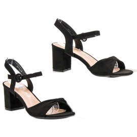 Sandalias negras elegantes negro 1 Sandalias negras elegantes negro 1