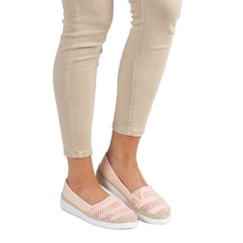 SHELOVET Alpargatas Textiles rosado 2