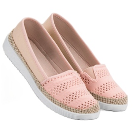 SHELOVET Alpargatas Textiles rosado 3