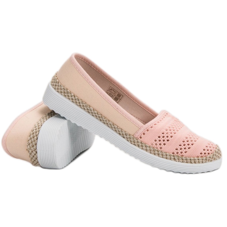 SHELOVET Alpargatas Textiles rosa 1