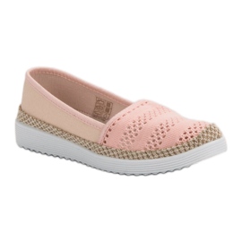 SHELOVET Alpargatas Textiles rosado 4