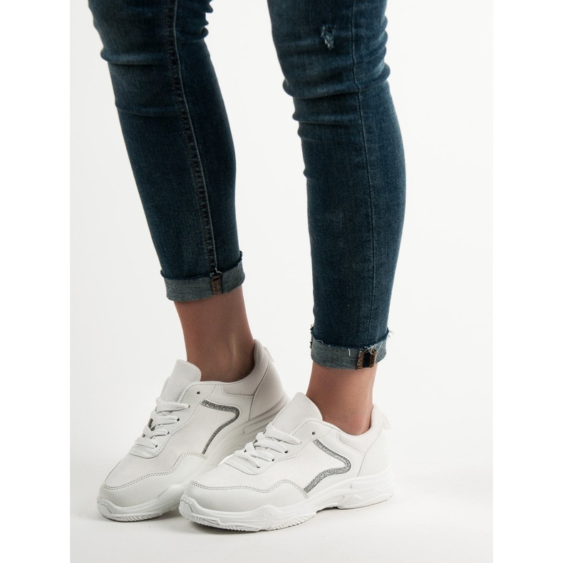 SHELOVET Zapatillas de moda blanco 2 SHELOVET Zapatillas de moda blanco 2