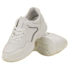 SHELOVET Zapatillas de moda blanco 5