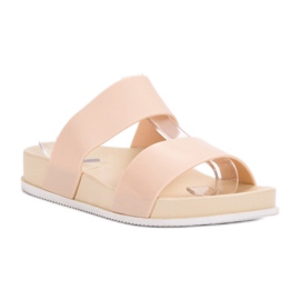SHELOVET Cómodas pantuflas beige 3