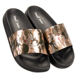 SHELOVET Pantuflas Moro amarillo 2