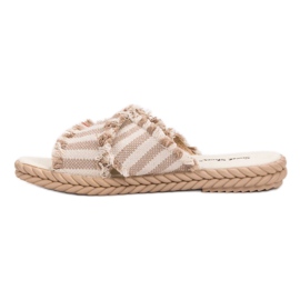 Seastar Pantuflas Rayas marrón 5