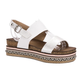 Seastar Sandalias en la plataforma blanco 1 Seastar Sandalias en la plataforma blanco 1