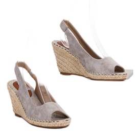 Seastar Sandalias de cuña gris 3