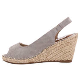 Seastar Sandalias de cuña gris 6