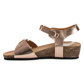 Seastar Sandalias de cuña clásicas rosado 6