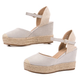 Seastar Alpargatas de cuña gris 5