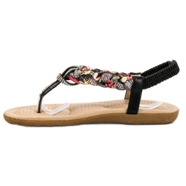 Cm Paris Sandalias japonesas de moda negro 4