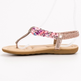 Cm Paris Sandalias japonesas de moda rosa 1