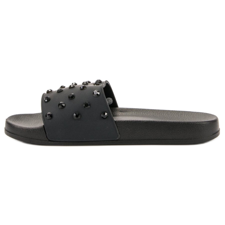 Pantuflas cómodas para mujer negro 1