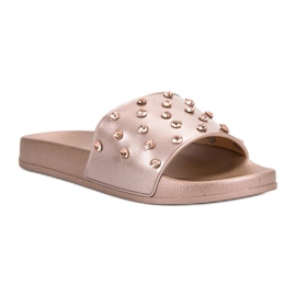 Pantuflas cómodas para mujer rosado 5