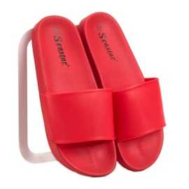 Seastar Pantuflas Rojas rojo 7