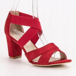 Filippo Sandalias sin cordones rojas rojo 2