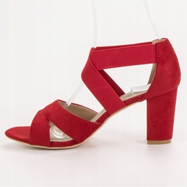 Filippo Sandalias sin cordones rojas rojo 3