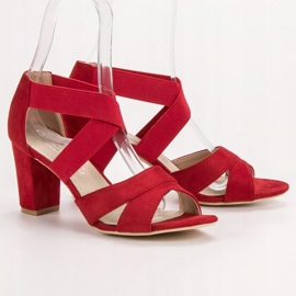 Filippo Sandalias sin cordones rojas rojo 5