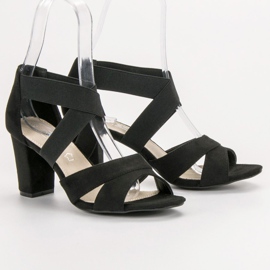 Filippo Sandalias sin cordones negras negro 1