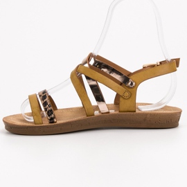 Seastar Sandalias de camello de moda marrón 1
