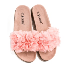 Seastar Pantuflas Monde Rosa Claro rosado 4