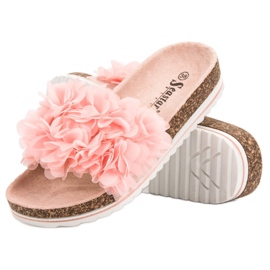 Seastar Pantuflas Monde Rosa Claro rosado 5