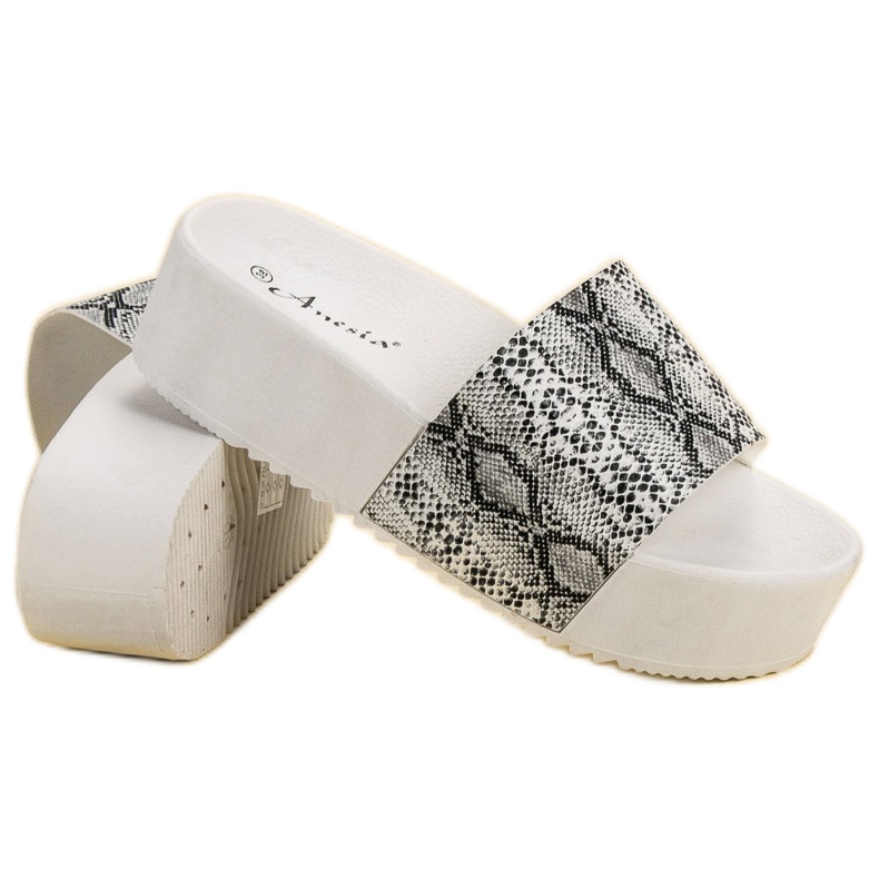 Anesia Paris Zapatillas en la plataforma multicolor 1