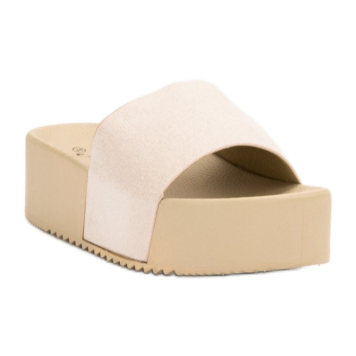 Anesia Paris Zapatillas de ante en la plataforma marrón 1