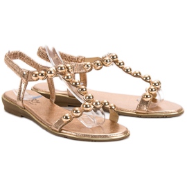 Small Swan Sandalias sin cordones amarillo 6
