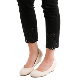 Small Swan Bombas de cuña marrón 2 Small Swan Bombas de cuña marrón 2